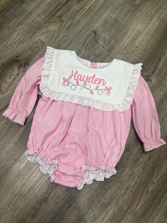BLANK- Pink Stripe Bubble